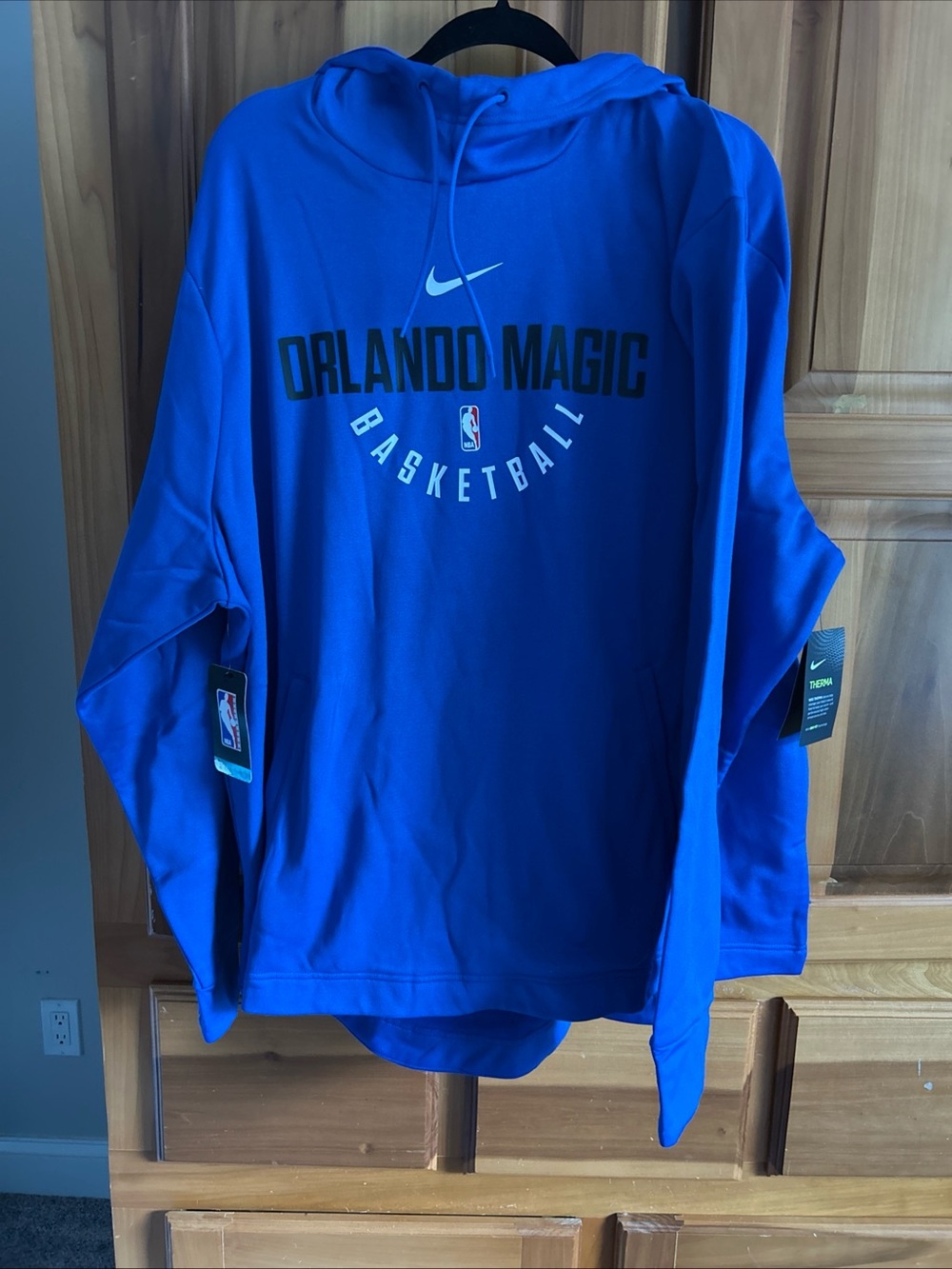 NWT Nike Mens Orlando Magic Royal Blue Pullover Hoodie New